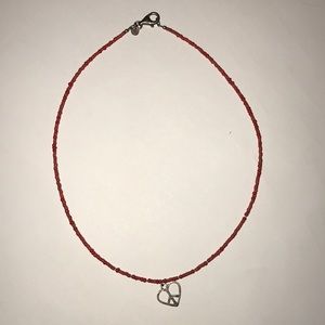 Peace Heart Necklace
